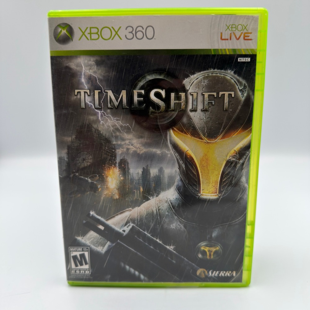 TimeShift Xbox 360 Sierra 2007 First Person Shooter FPS Video Game CIB